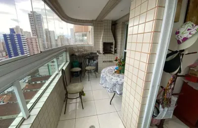 Apartamento com 1 dormitório à venda, 54 m² por r$ 340.000,00 - aviação - praia grande/sp