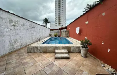 Casa à venda, 130 m² por r$ 570.000,00 - aviação - praia grande/sp
