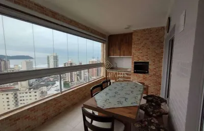 Apartamento à venda, 117 m² por r$ 1.330.000,00 - vila guilhermina - praia grande/sp