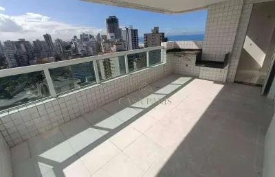 Apartamento à venda, 80 m² por r$ 615.000,00 - caiçara - praia grande/sp