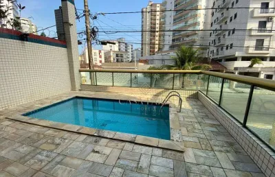 Apartamento com 1 dormitório à venda, 48 m² por r$ 280.000,00 - caiçara - praia grande/sp