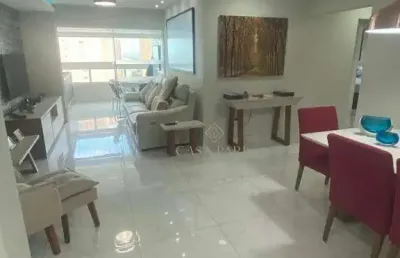 Apartamento com 3 dormitórios à venda, 140 m² por r$ 2.250.000 - vila guilhermina - praia grande/sp