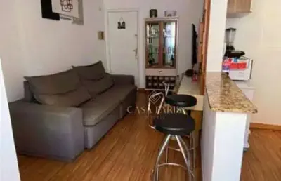 Apartamento com 1 dormitório à venda, 40 m² por r$ 300.000 - tupi - praia grande/sp
