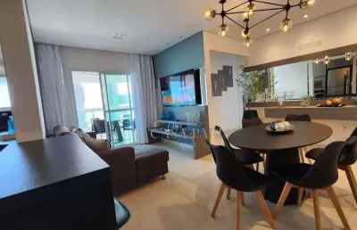 Apartamento com 2 dormitórios à venda, 83 m² por r$ 980.000,00 - maracanã - praia grande/sp