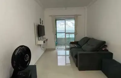 Apartamento com frente mar 2 dormitórios à venda, 81 m² por r$ 550.000 - jardim real - praia grande/sp