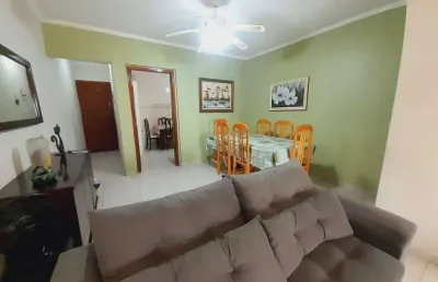 Apartamento com 2 dormitórios à venda, 90 m² por r$ 442.000 - vila guilhermina - praia grande/sp