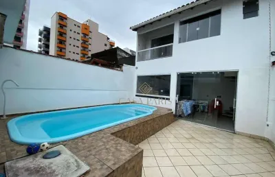 Casa 2 dormitórios com piscina à venda, 210 m² por r$  - tupi - praia grande/sp