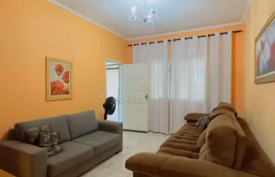 Casa com 3 dormitórios sendo 01 suíte lado praia mobiliada à venda, 107 m² por r$ 450.000 - caiçara - praia grande/sp