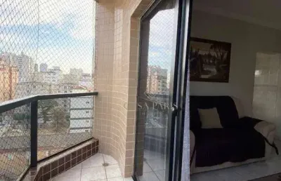 Apartamento com 1 dormitório à venda, 55 m² por r$ 330.000,00 - canto do forte - praia grande/sp