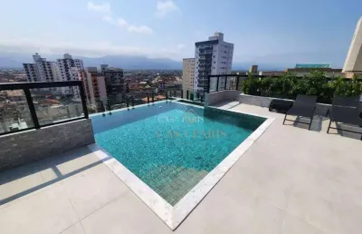 Apartamento com 2 dormitórios à venda, 61 m² por r$ 399.000,00 - tupi - praia grande/sp