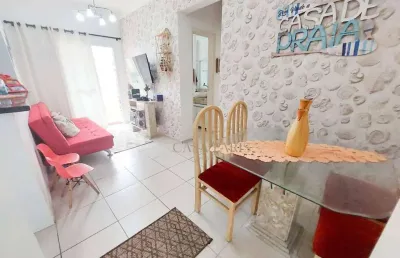 Apartamento com 2 dormitórios à venda, 60 m² por r$ 460.000,00 - canto do forte - praia grande/sp
