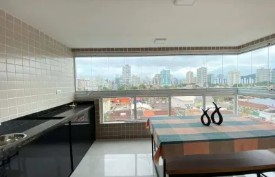 Apartamento com 2 dormitórios à venda, 70 m² por r$ 660.000,00 - canto do forte - praia grande/sp