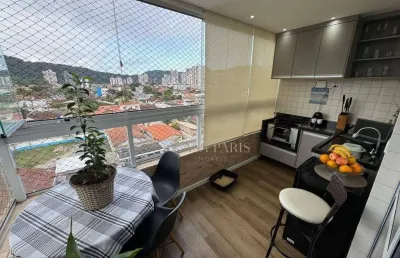 Apartamento com 2 dormitórios à venda, 58 m² por r$ 530.000,00 - canto do forte - praia grande/sp