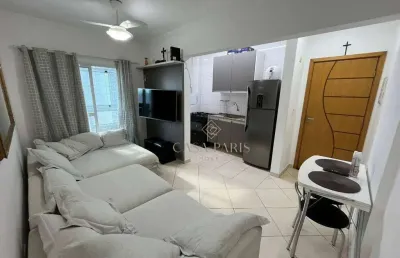 Apartamento com 2 dormitórios à venda, 55 m² por r$ 420.000 - vila guilhermina - praia grande/sp