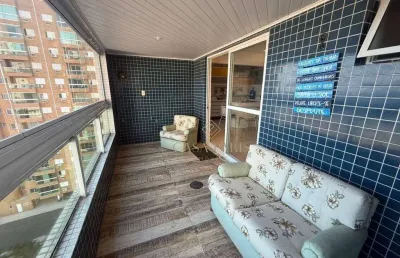 Apartamento com 2 dormitórios à venda, 138 m² por r$ 1.400.000,00 - canto do forte - praia grande/sp