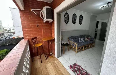 Apartamento com 3 dormitórios à venda, 100 m² por r$ 410.000 - tupi - praia grande/sp