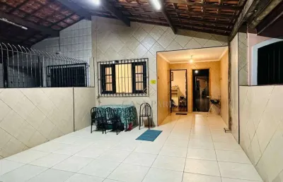 Casa com 2 dormitórios à venda zona 1 , 140 m² por r$ 370.000 - maracanã - praia grande/sp