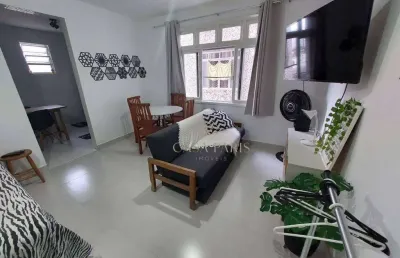 Kitnet com 1 dormitório à venda, 40 m² por r$ 275.600,00 - canto do forte - praia grande/sp