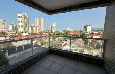 Apartamento com 2 dormitórios à venda, 56 m² por r$ 379.000,00 - mirim - praia grande/sp