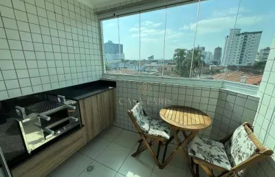 Apartamento com 2 dormitórios à venda, 61 m² por r$ 445.000,00 - vila guilhermina - praia grande/sp