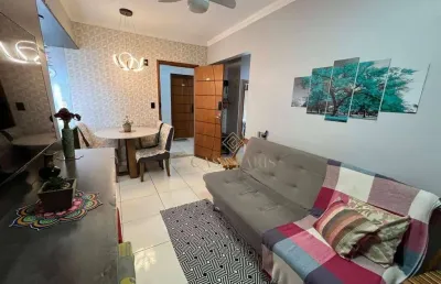 Apartamento com 1 dormitório à venda, 42 m² por r$ 350.000,00 - maracanã - praia grande/sp