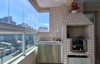 Apartamento com 2 dormitórios à venda, 83 m² por r$ 490.000 - ocian - praia grande/sp
