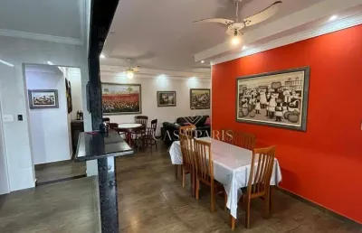 Apartamento com 2 dormitórios à venda, 100 m² por r$ 650.000 - tupi - praia grande/sp