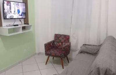 Apartamento com 1 dormitório à venda, 52 m² por r$ 240.000,00 - caiçara - praia grande/sp