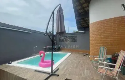 Casa com 3 dormitórios à venda, 170 m² por r$ 890.000,00 - balneário flórida - praia grande/sp