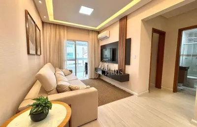 Apartamento com 2 dormitórios à venda, 82 m² por r$ 585.000,00 - aviação - praia grande/sp