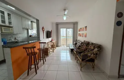 Apartamento com 1 dormitório à venda, 53 m² por r$ 320.000 - tupi - praia grande/sp