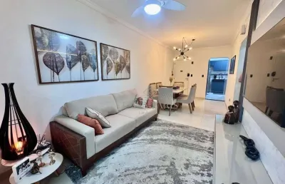Apartamento com 2 dormitórios à venda, 85 m² por r$ 670.000,00 - canto do forte - praia grande/sp