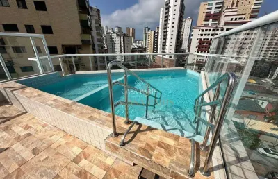 Apartamento com 1 dormitório à venda, 33 m² por r$ 375.000 - vila guilhermina - praia grande/sp