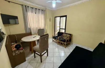 Apartamento com 1 dormitório à venda, 49 m² por r$ 299.000 - aviação - praia grande/sp