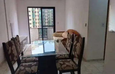 Apartamento com 1 dormitório à venda, 70 m² por r$ 245.000,00 - tupi - praia grande/sp