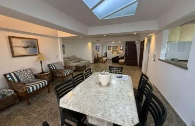Cobertura com 5 dormitórios à venda, 480 m² por r$ 2.200.000,00 - tupi - praia grande/sp