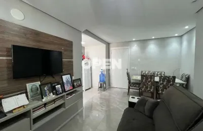 Apartamento mobiliado 02 dormitórios, com vaga, bairro estância velha – canoas