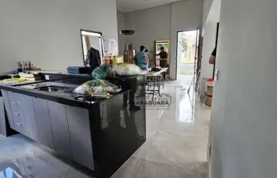 Casa com 3 dormitórios, 154 m² - venda por r$ 950.000 ou aluguel por r$ 4.898,67 - condominio atlanta - araraquara/sp