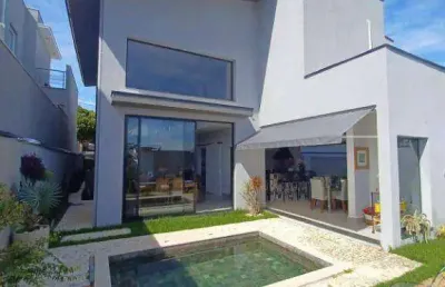 Casa com 3 dormitórios à venda, 239 m² por r$ 2.050.000 - condomínio village cedros do líbano - valinhos/sp