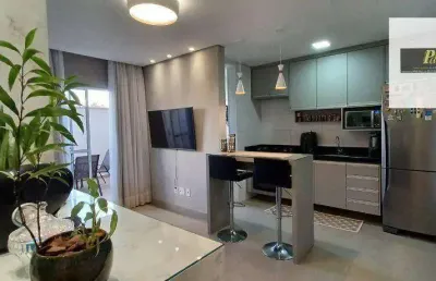 Apartamento garden com 2 dormitórios à venda, 93 m² por r$ 580.000,00 - residencial bello cielo iii - vinhedo/sp