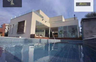 Casa com 5 dormitórios à venda, 500 m² por r$ 3.500.000,00 - condomínio campo de toscana - vinhedo/sp