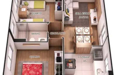 Apartamento com 2 quartos à venda na Rua Adelino Machado, Bom Viver, Biguaçu