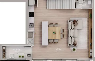 Apartamento com 3 quartos à venda no Jardim Dourado, Porto Belo 