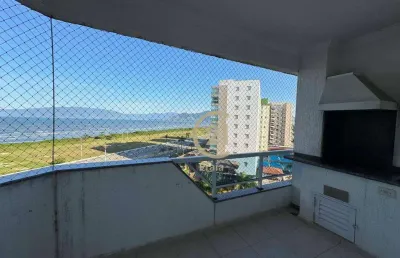 Apartamento frente mar 3 dorms, sendo 1 suíte. aruan caraguatatuba