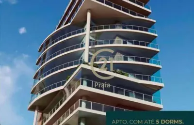 Apartamento duplex frente mar alto padrão indaia caraguatatuba - 4 suítes