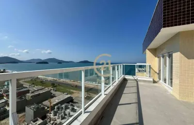 Cobertura com 4 dormitórios à venda, 224 m² por r$ 1.650.000 - massaguaçu - caraguatatuba/sp