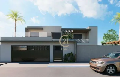 Sobrado com 3 dormitórios à venda, 250 m² por r$ 1.540.000 - capricórnio ii - caraguatatuba/sp
