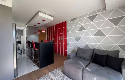 Apartamento mobiliado 02 dormitórios no bairro vinhedos