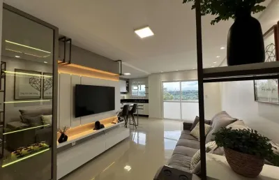 Apartamento semimobiliado no bairro vinhedos com 88m²