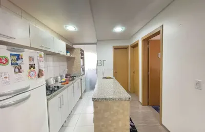 Apartamento semimobiliado com 2 dormitórios 1 vaga no bairro bela vista